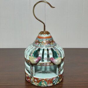 Porcelain Bird Cage House Yi Lin Arts And Treasures Of China